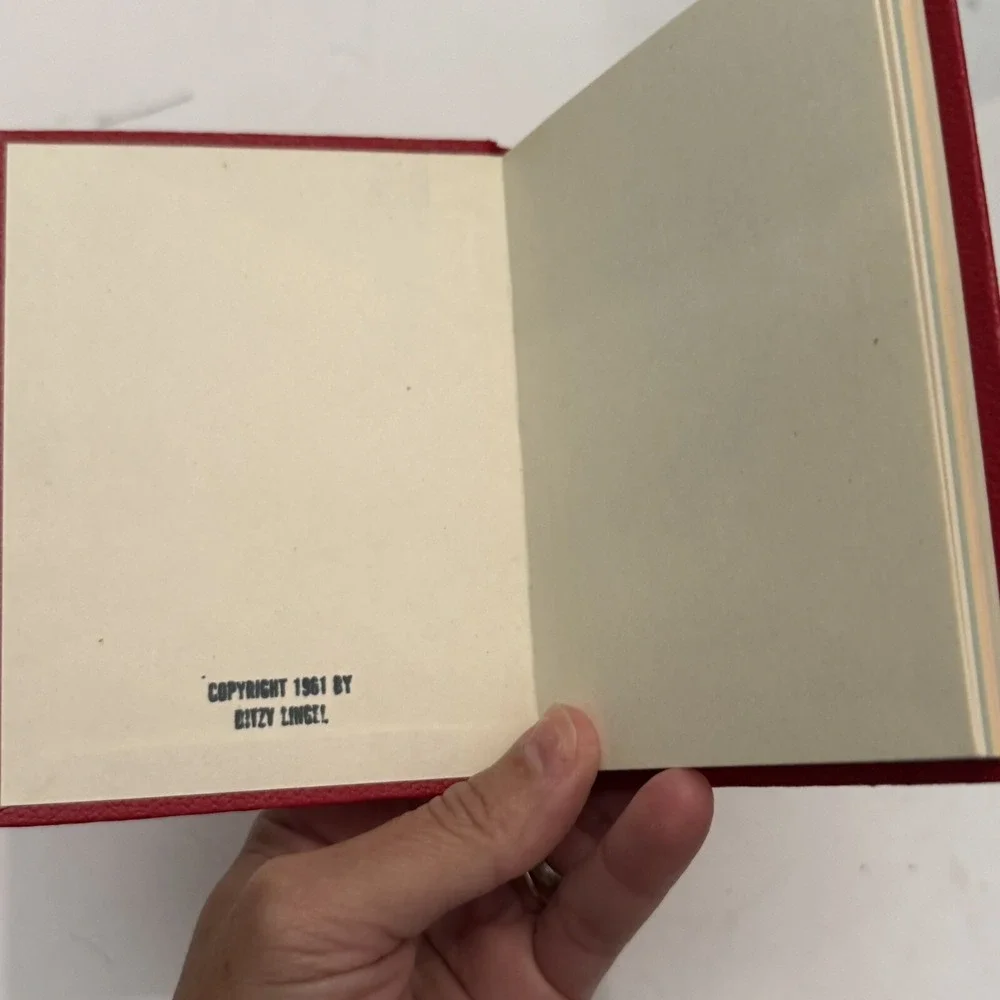 Vintage Our Children's Health Record (Log Book) Red‎ Hardcover-1961